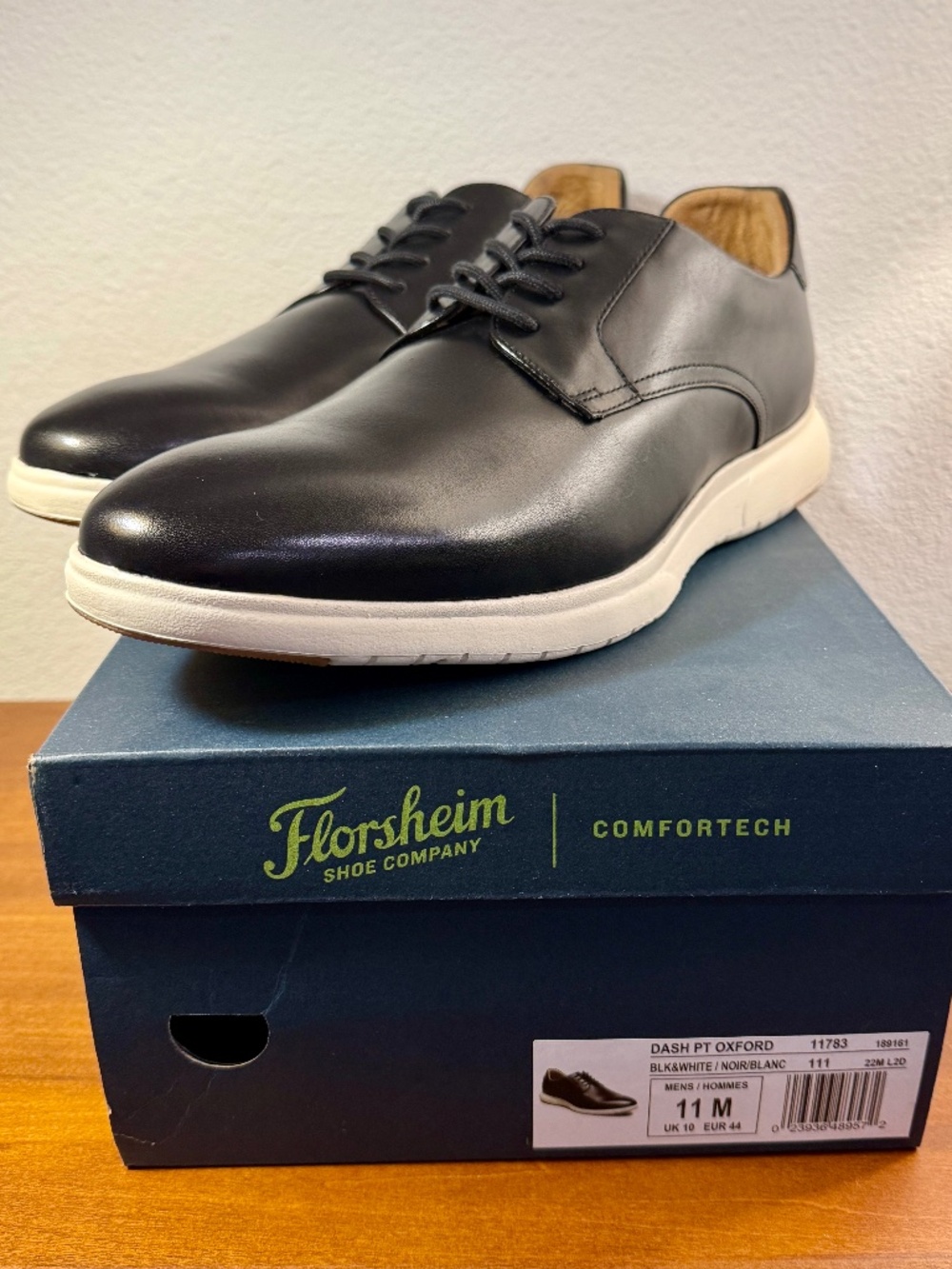 Florsheim Men's Dash Plain Toe Oxford Size 11 M